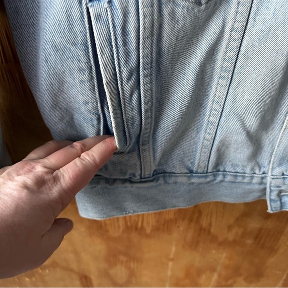 Vintage Pepsi Cotton Denim Trucker Jacket Light Wash - Picture 9 of 12